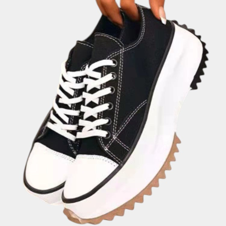 Damen Sneaker Rundspitze Trendschuhe Modisch