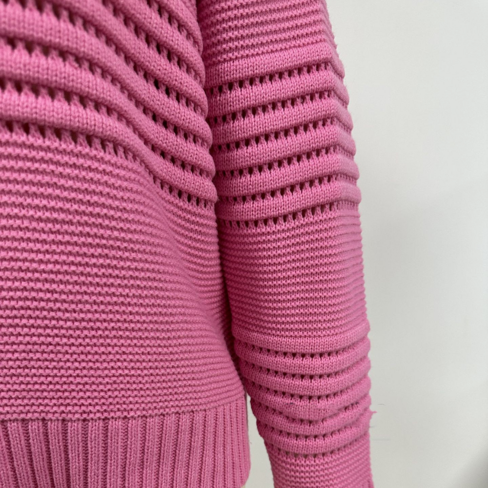 Damen Oversize Pullover Strickweite Winter Sweater Casual