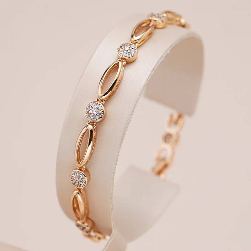 Elegante BerlinGlamour Halskette mit Goldzirkonia - BerlinGlamour