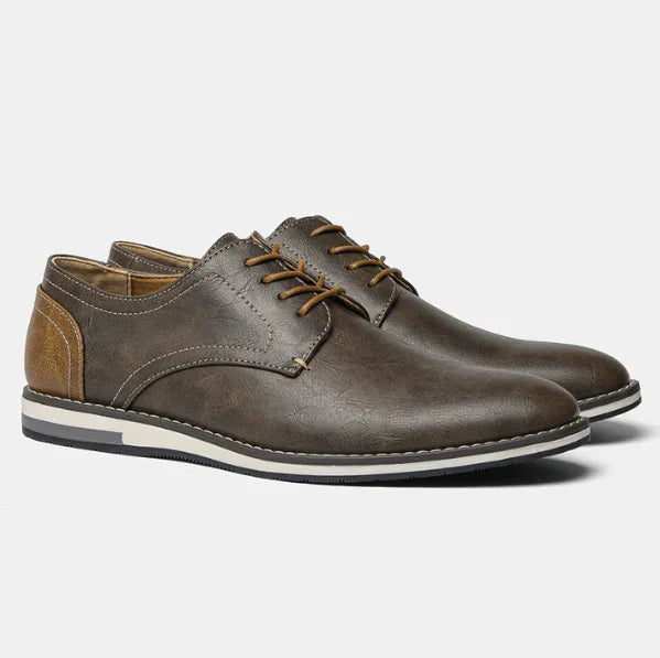 Vegane Schnürschuhe Damen Mode Echtleder Optik