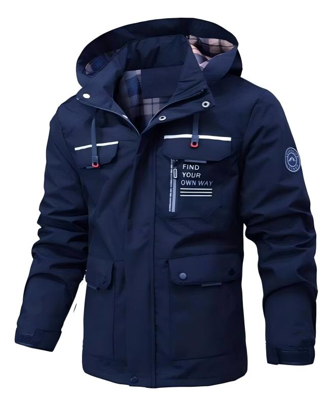 Herren Regenjacke Wasserdicht Leicht Winter