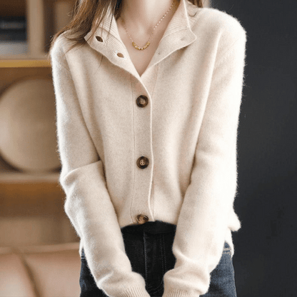 Kaschmir Strickjacke Luxus Qualität Damen
