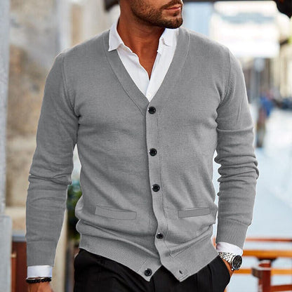 Herren Strickjacke Bequem Warm Comfort