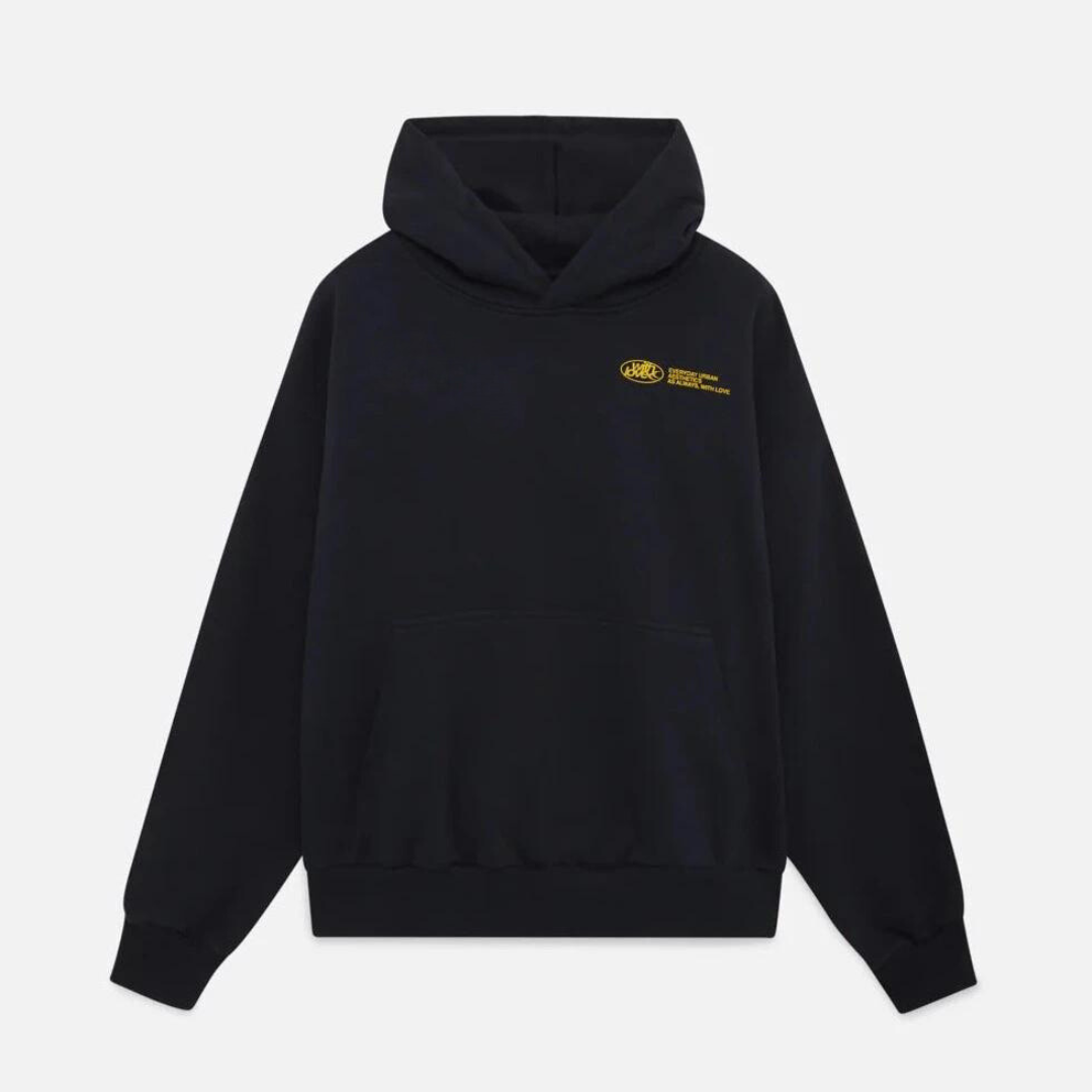 Große Hoodie mit Love Print Frauen Oversized