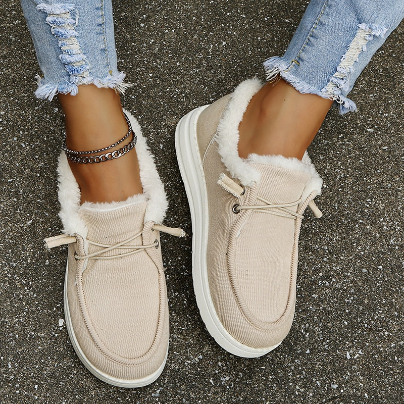 Damen Slip-On Schuhe Bequem Elegant