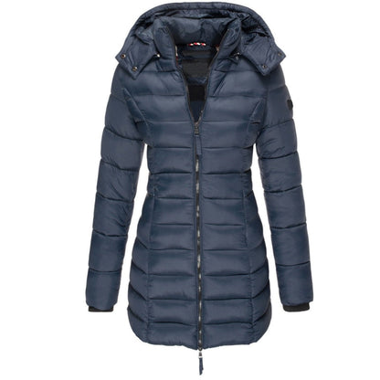 Lange Daunenjacke Elise Warm Isolierend