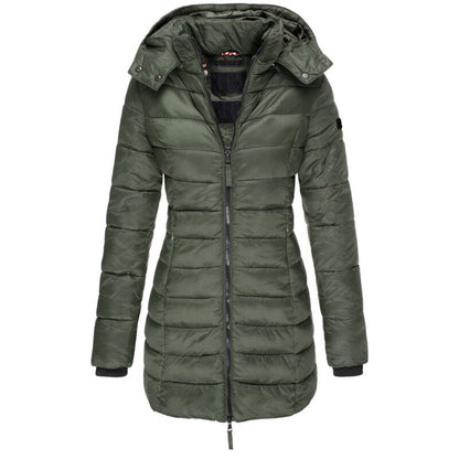 Lange Daunenjacke Elise Warm Isolierend
