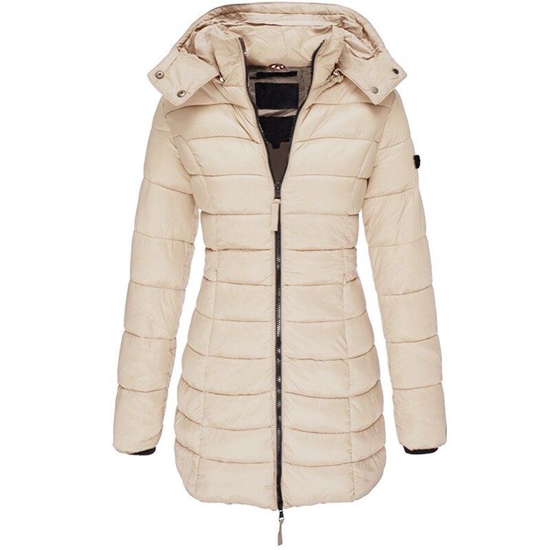 Lange Daunenjacke Elise Warm Isolierend