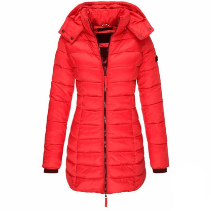 Lange Daunenjacke Elise Warm Isolierend