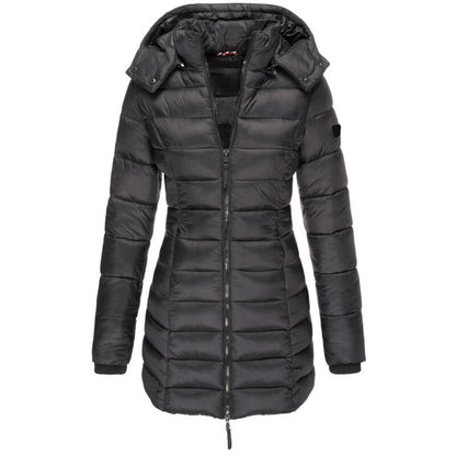 Lange Daunenjacke Elise Warm Isolierend