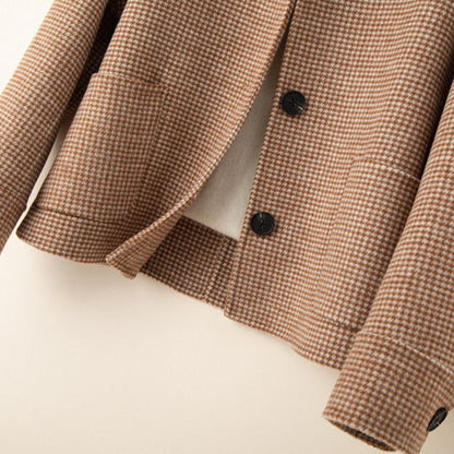 Eleganter Kaschmirmantel Damen Luxus Schwarz
