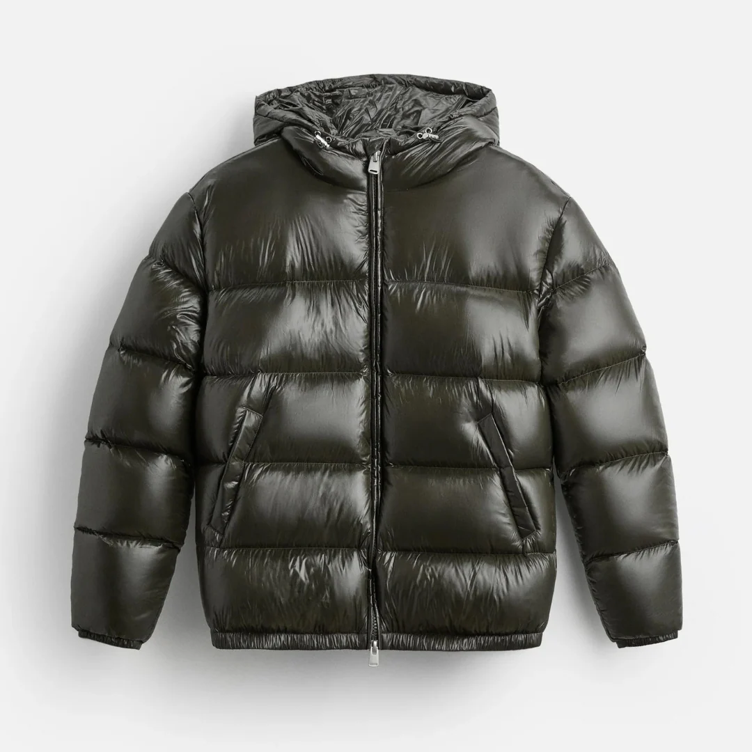 Pufferjacke Damen Gepolstert Oversized Kapuze