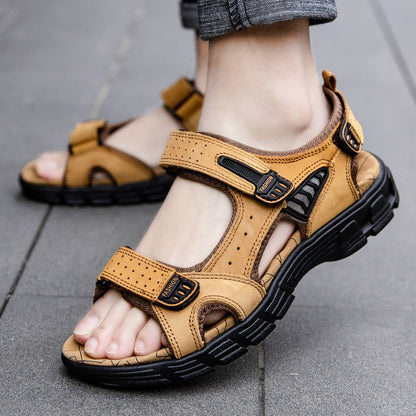 Sandalen Bequem Klettverschluss Damenschuhe Sommer