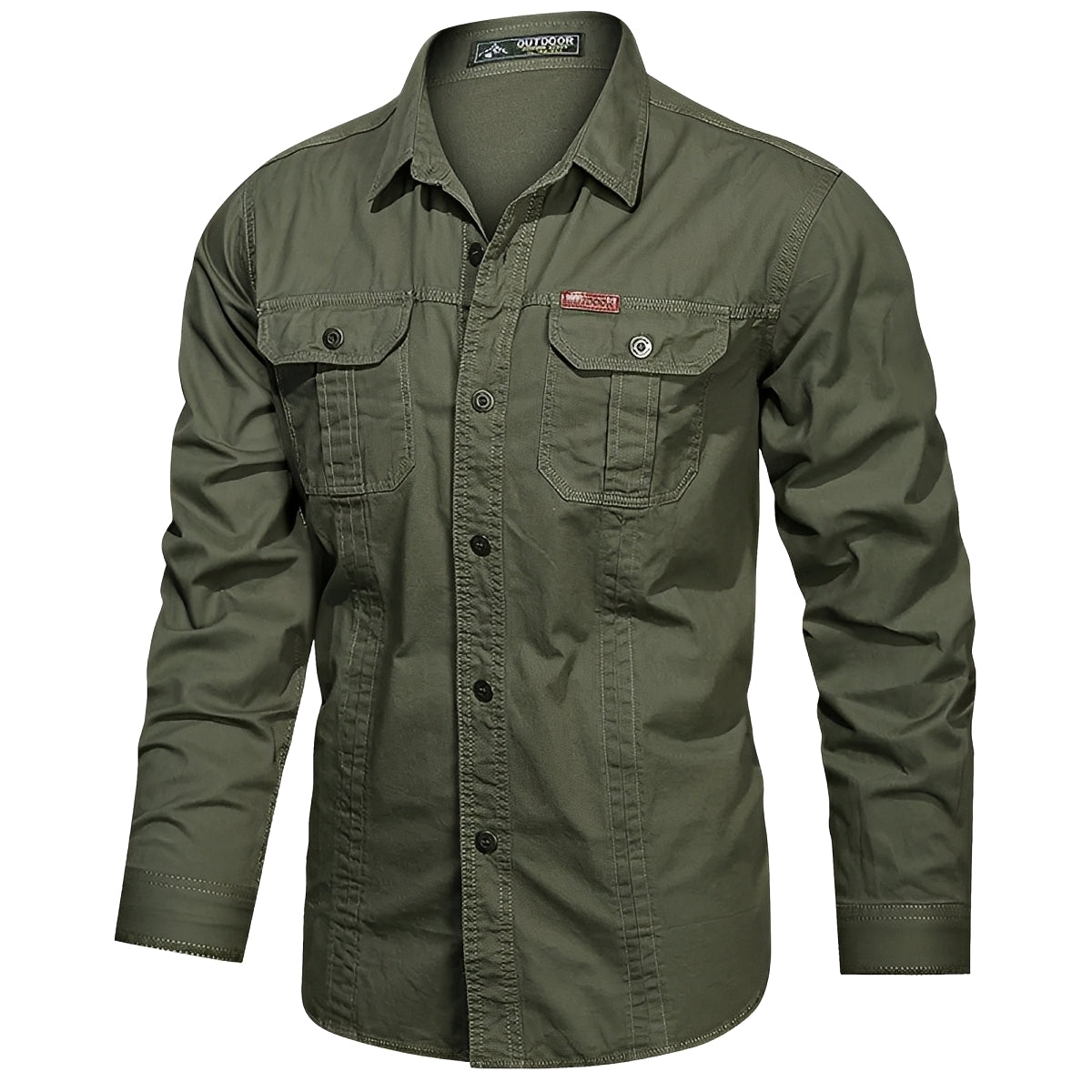 Herren Hemd Cargo Style mit Taschen Praktisch