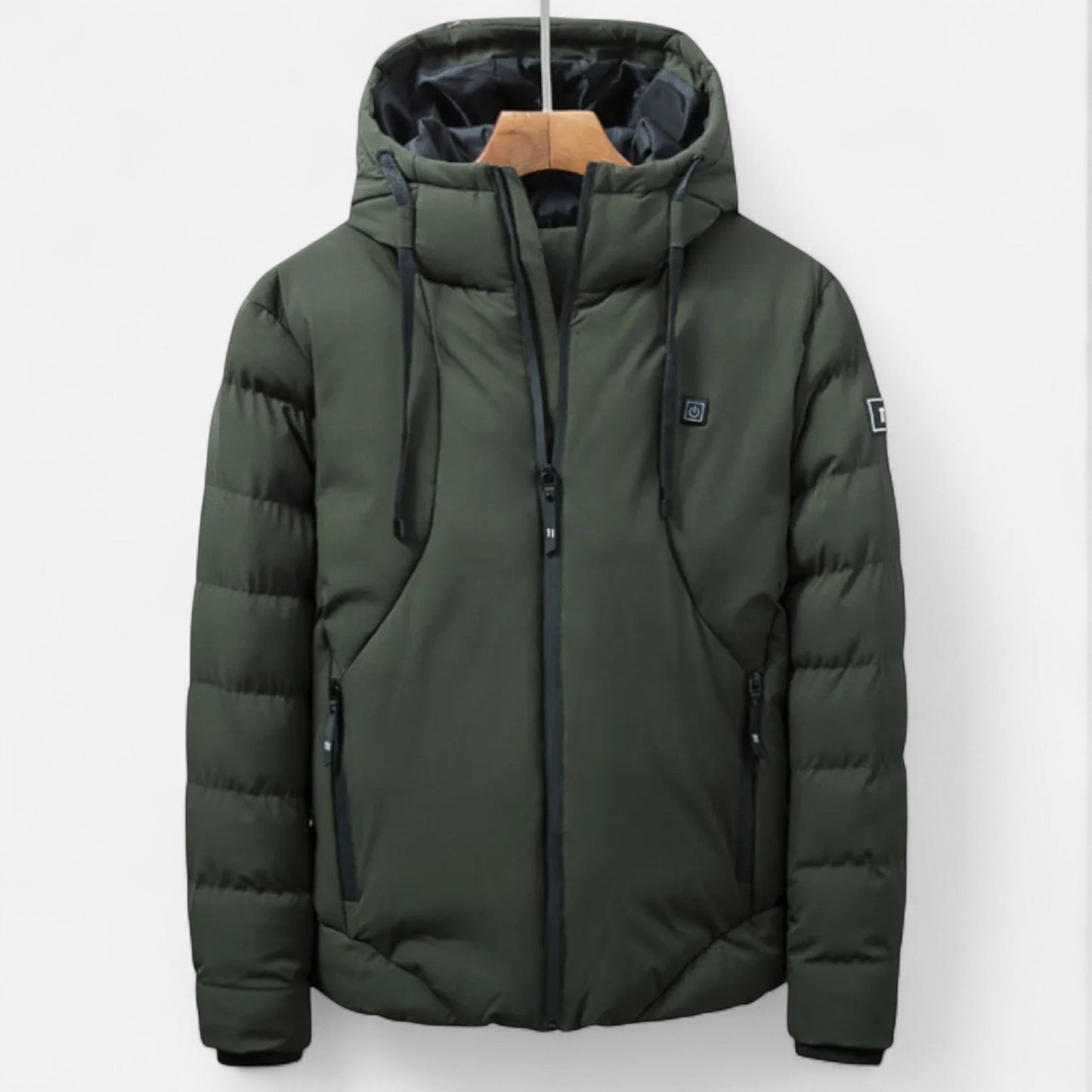 Herren Winterjacke Robust Steppjacke mit Kapuze