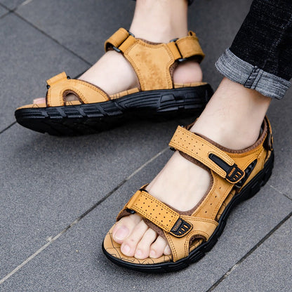 Sandalen Bequem Klettverschluss Damenschuhe Sommer