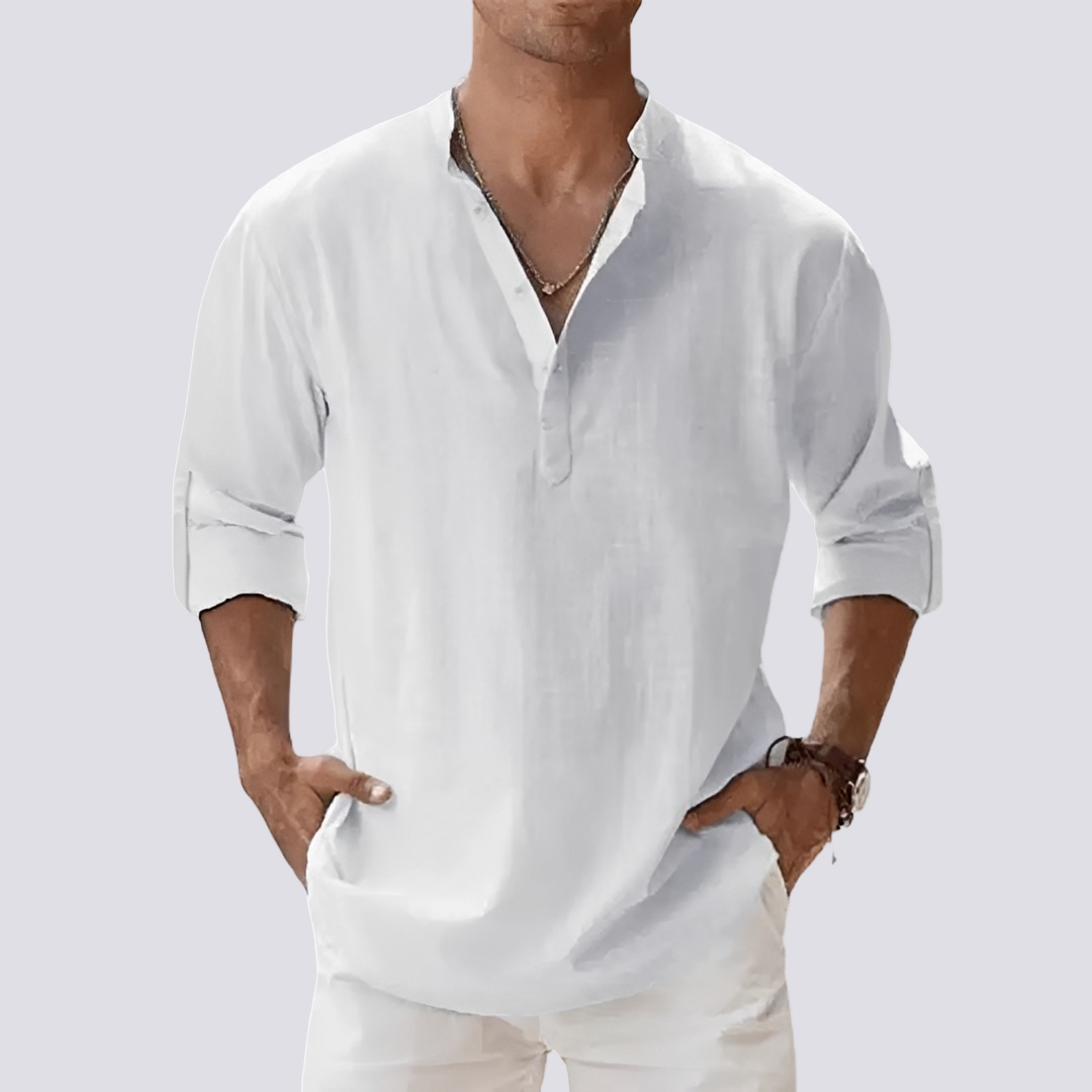 Herren Hemd Bequem Hochkrempelbar Modern