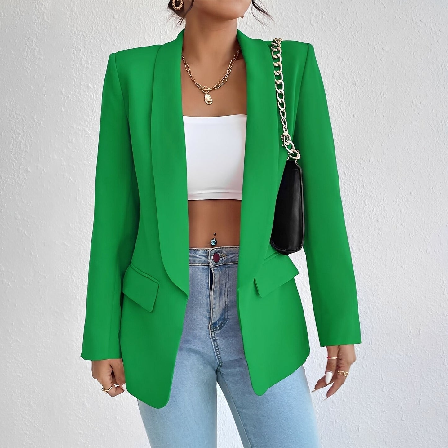 Damenblazer Elegent Tailliert Modern