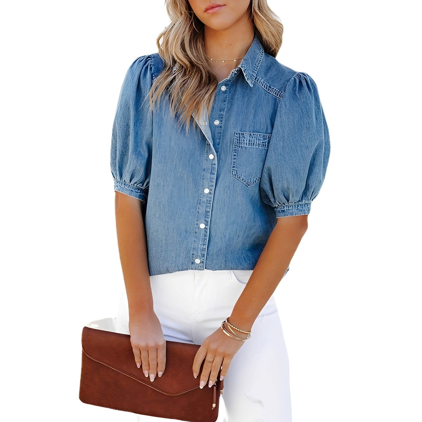 Elegantes Herrenhemd Langarm Modern