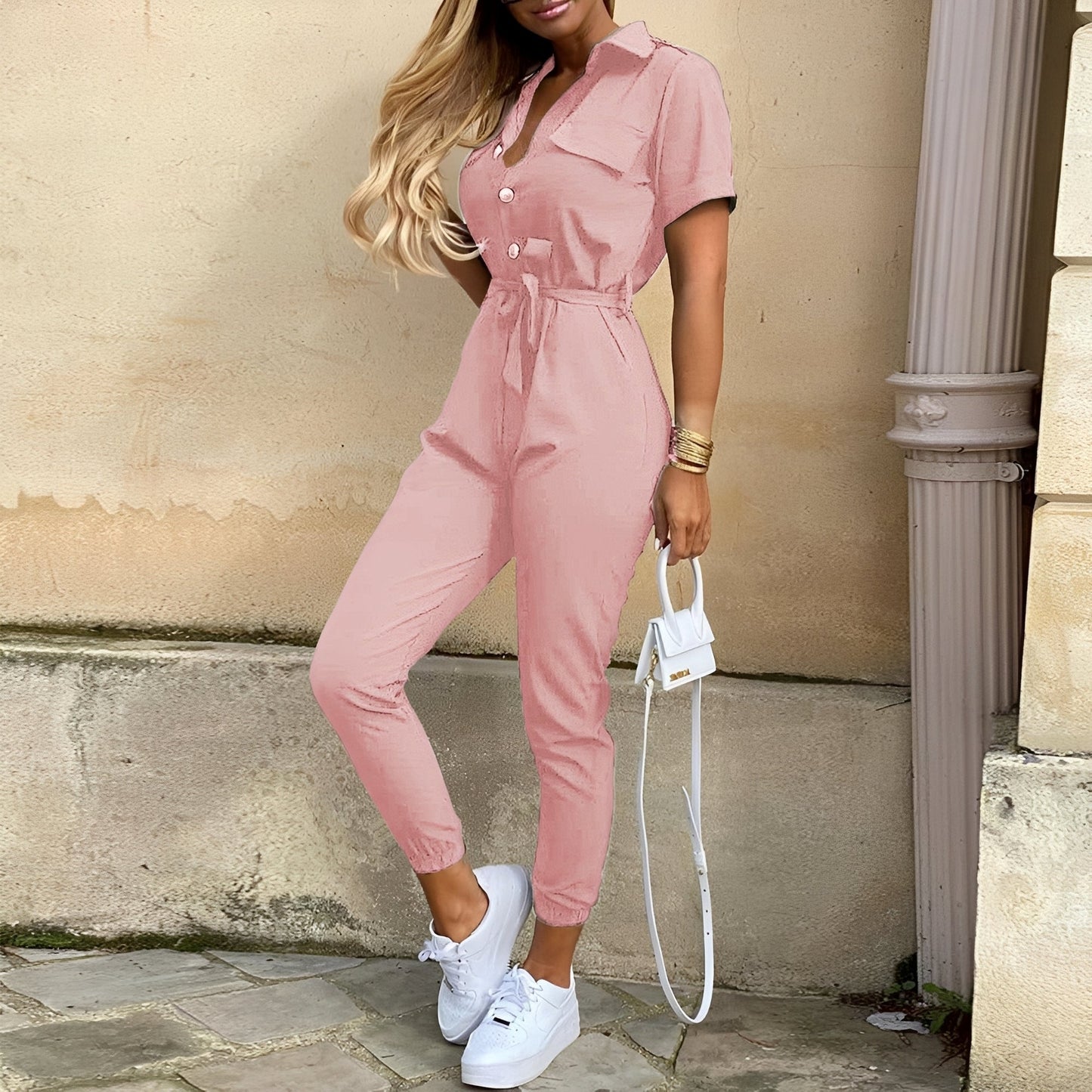 Eleganter Jumpsuit Tailliert Damen