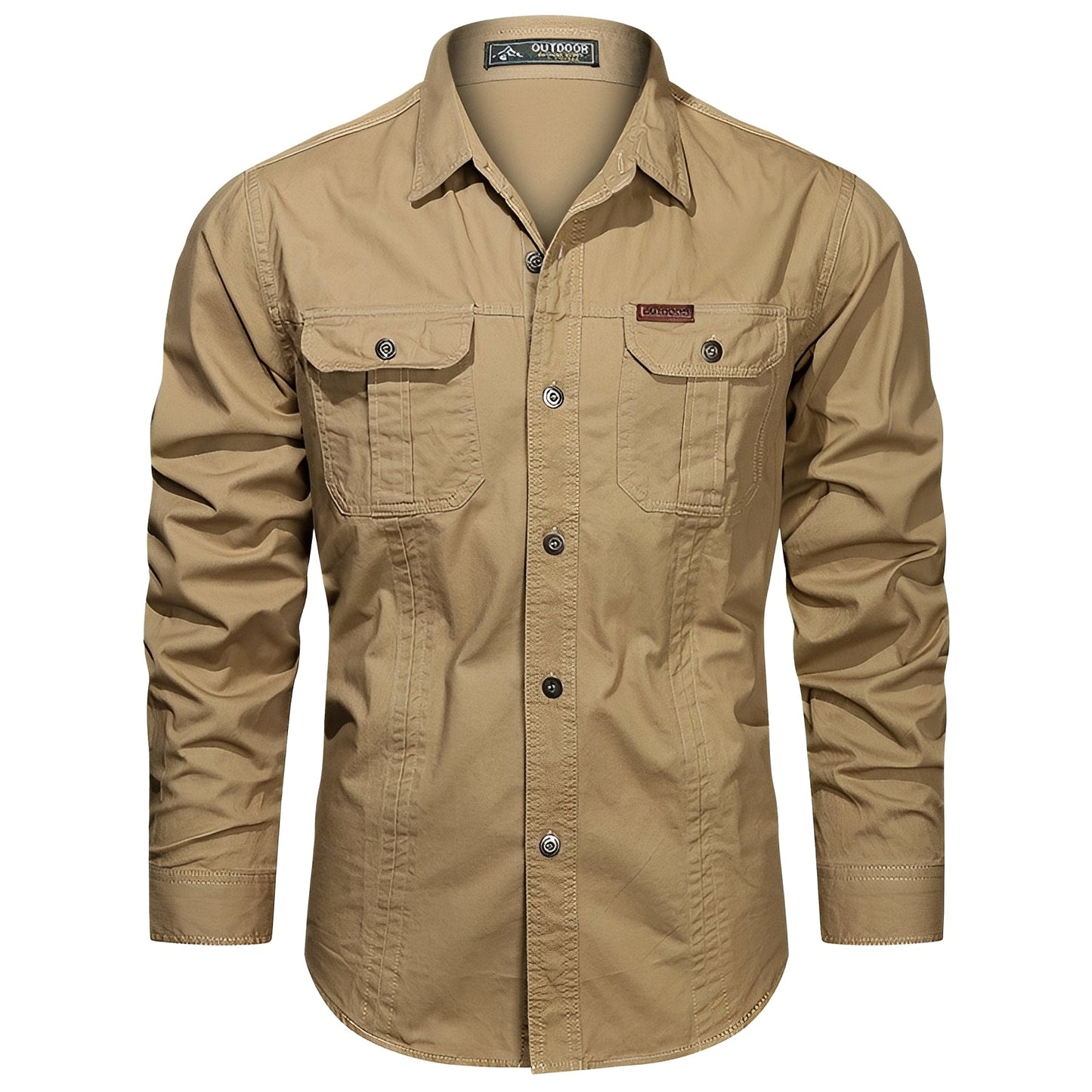 Herren Hemd Cargo Style mit Taschen Praktisch
