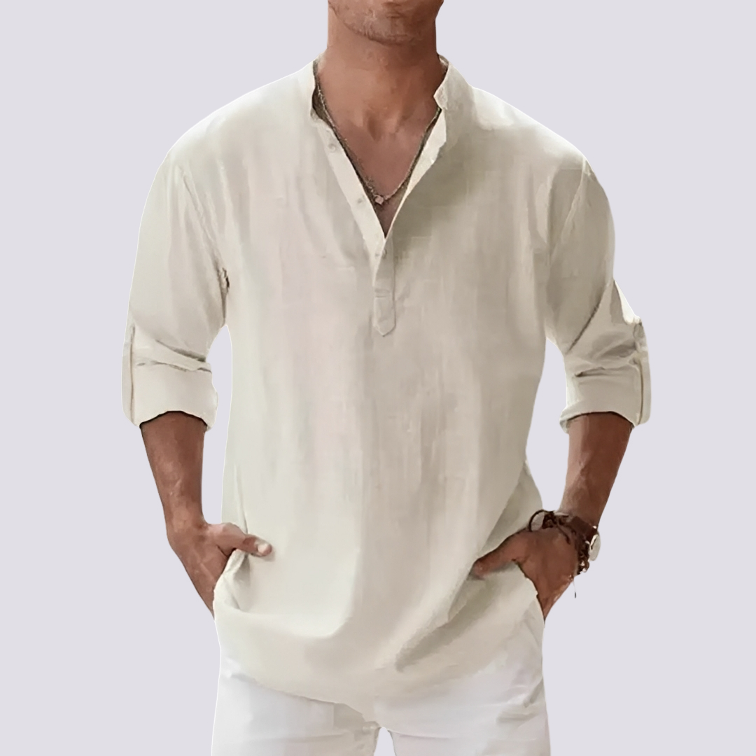 Herren Hemd Bequem Hochkrempelbar Modern - BerlinGlamour