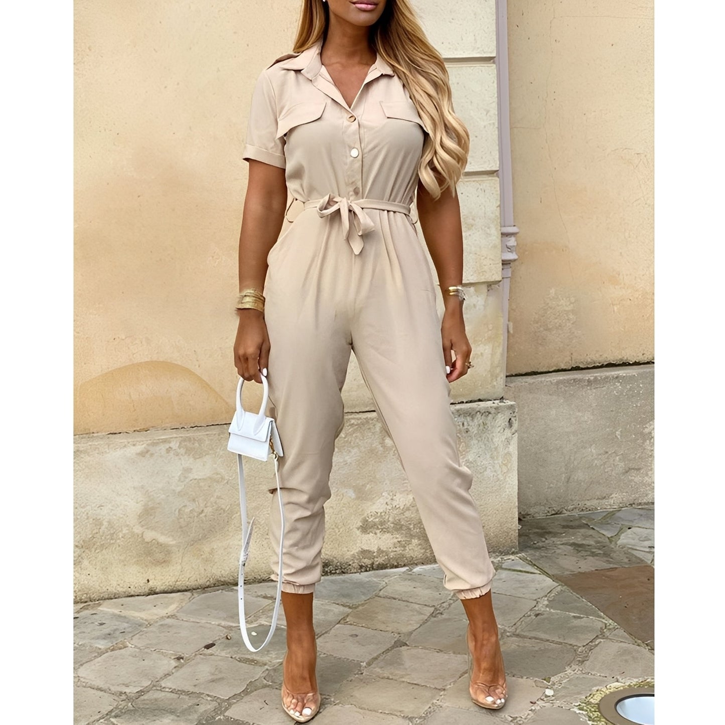 Eleganter Jumpsuit Tailliert Damen
