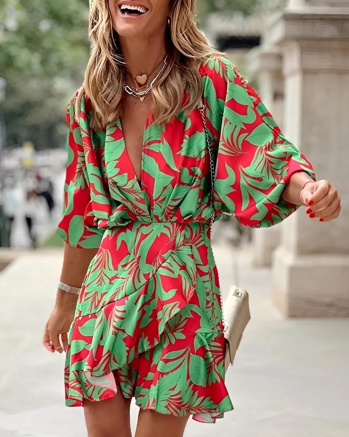 Kurzes Minikleid Elegant Eng Geschnürt