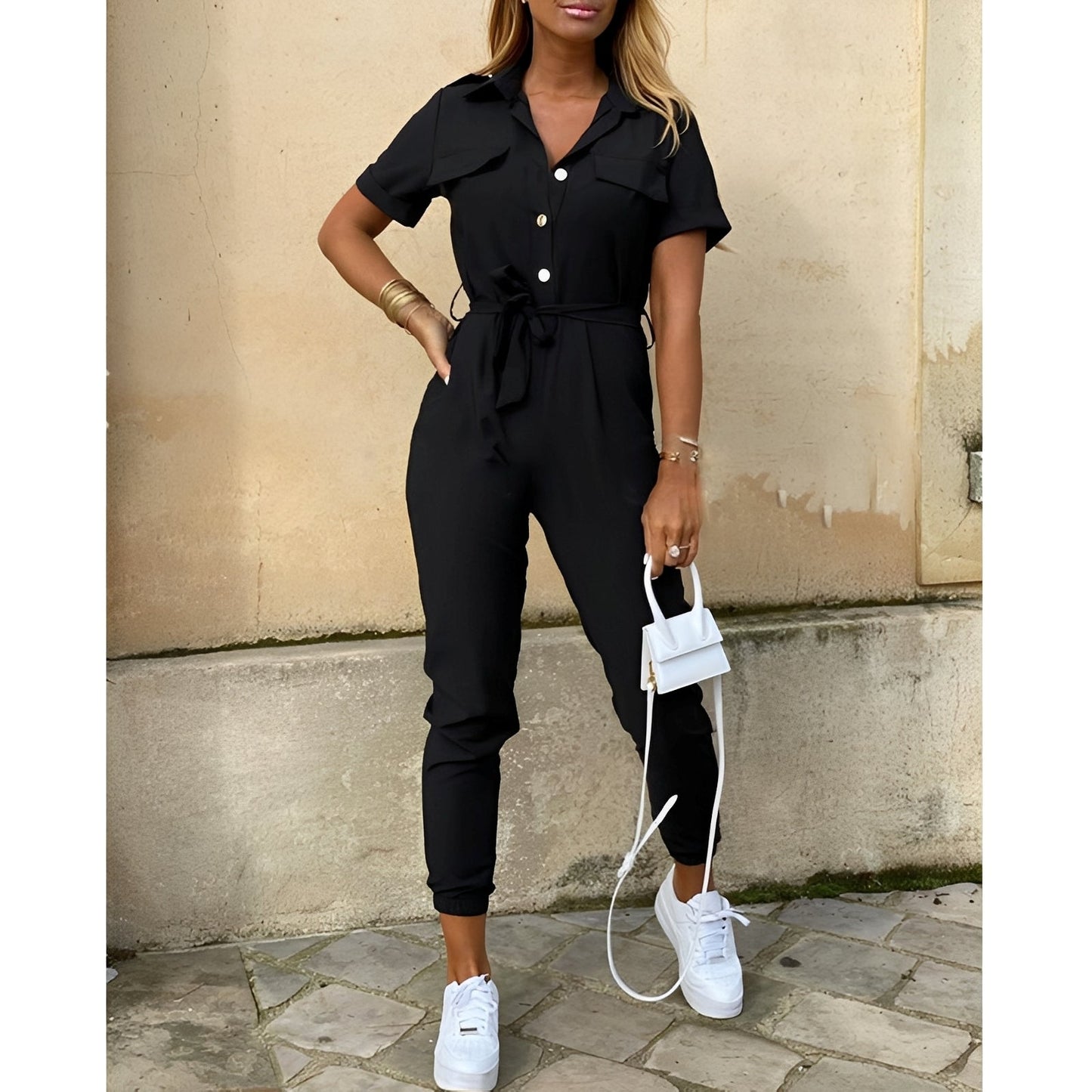 Eleganter Jumpsuit Tailliert Damen