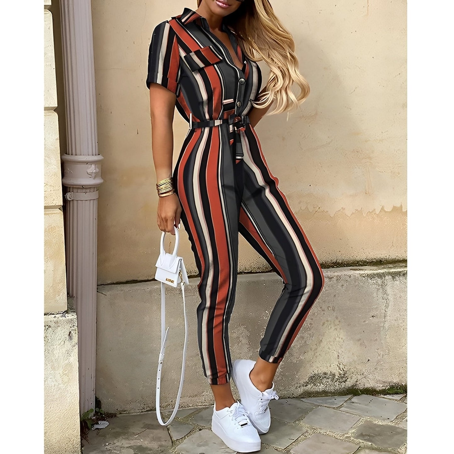 Eleganter Jumpsuit Tailliert Damen