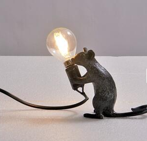 Mäuselampe Jerry Dekorlampe für Zuhause Modern