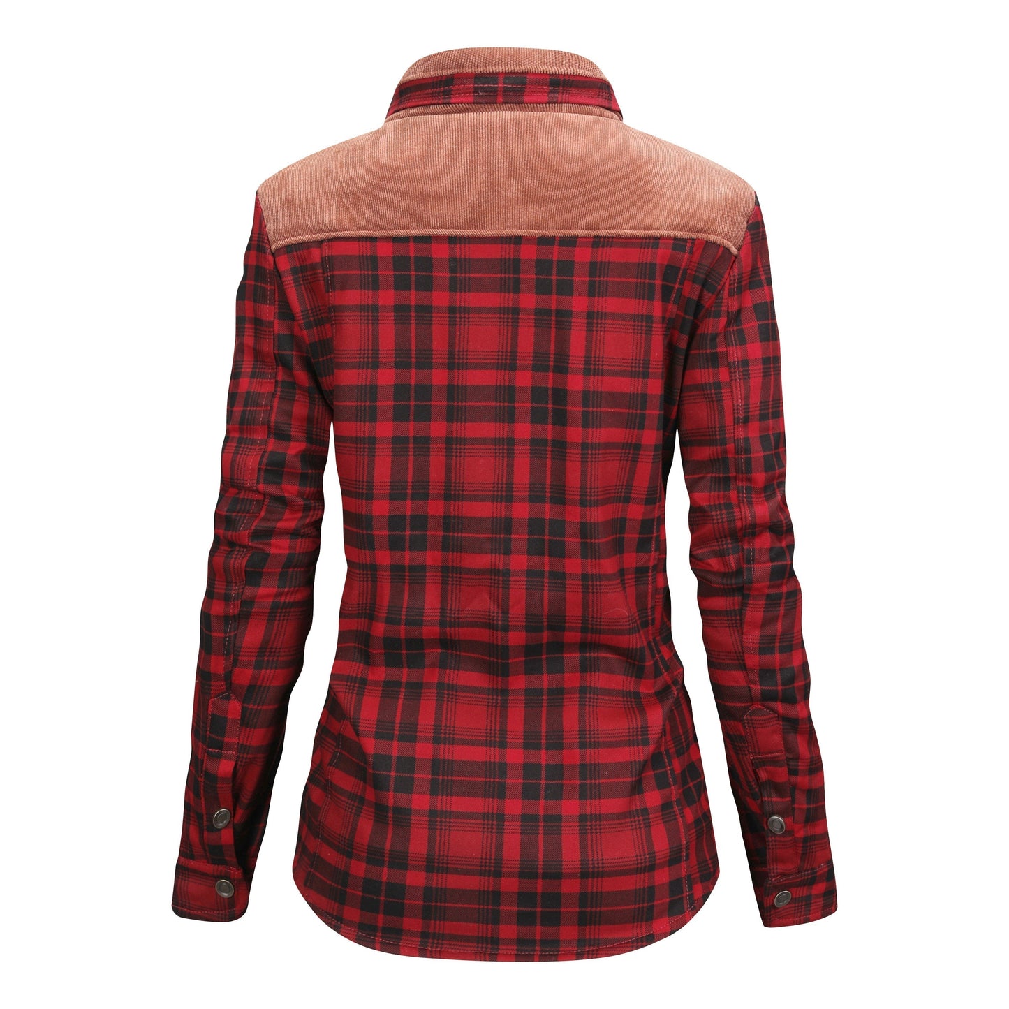 Herren Flanellhemd Gefüttert Warm Modern
