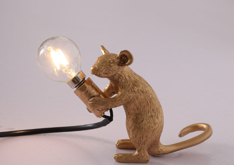 Mäuselampe Jerry Dekorlampe für Zuhause Modern