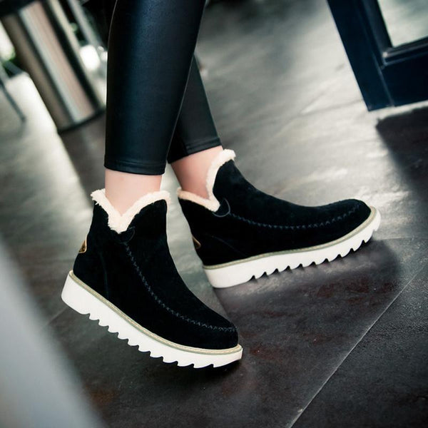 Damen Winterstiefel Waterproof Isoliert Warm