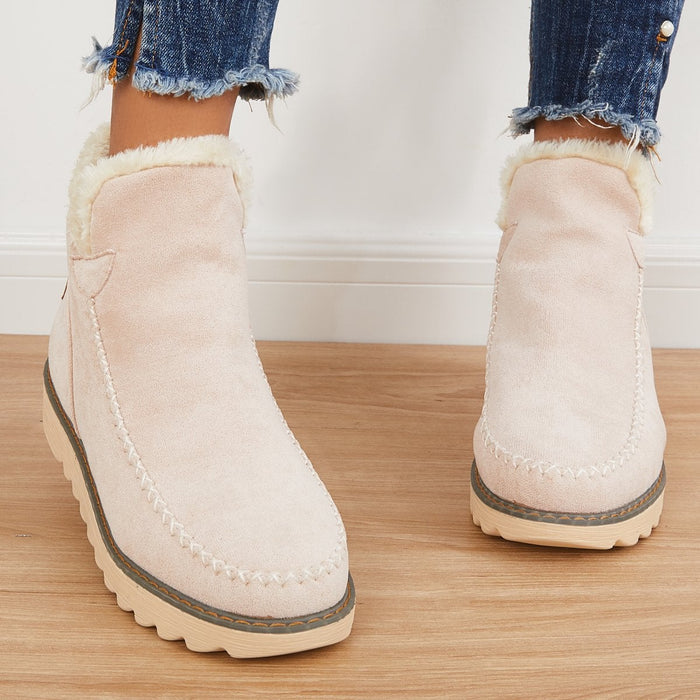 Damen Winterstiefel Waterproof Isoliert Warm