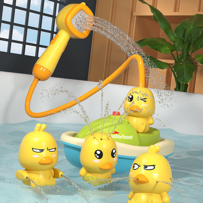 Babybadente Wasserspielzeug Ente mit Spritzfunktion - BerlinGlamour