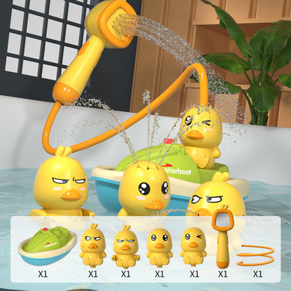 Babybadente Wasserspielzeug Ente mit Spritzfunktion