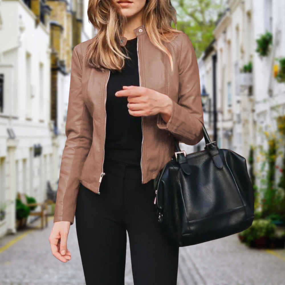 Lederjacke Damen Stylisch Modern