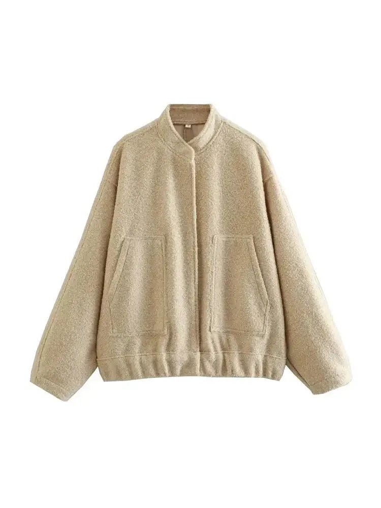 Teddyjacke Oversize Weich Warm Frauenjacke - BerlinGlamour