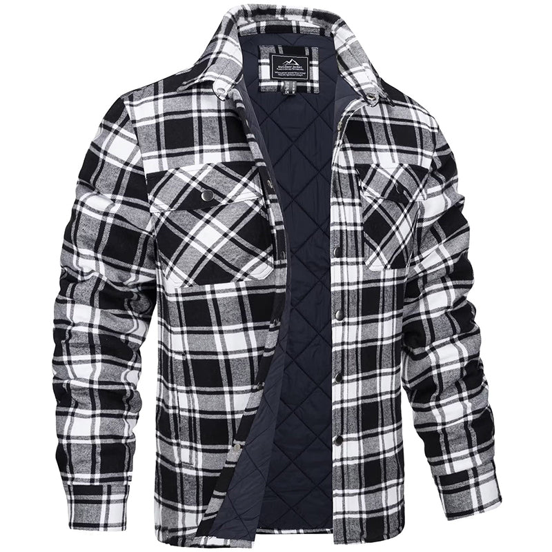 Herren-Holzfällerjacke im Karo-Design von Dolf