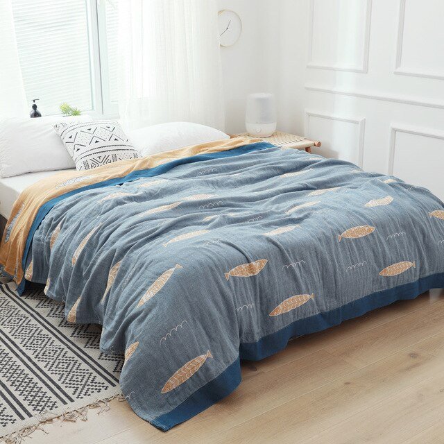Japanische Wurfdecke Myk Soft