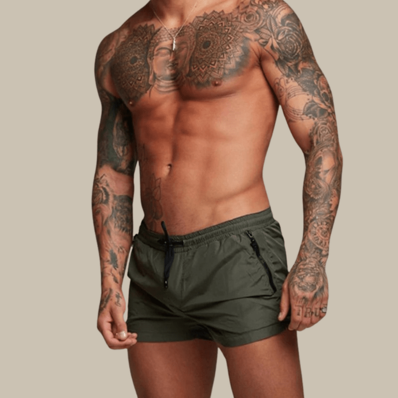 Herren Badehose Schnelltrocknend Stretch Schwimmshorts