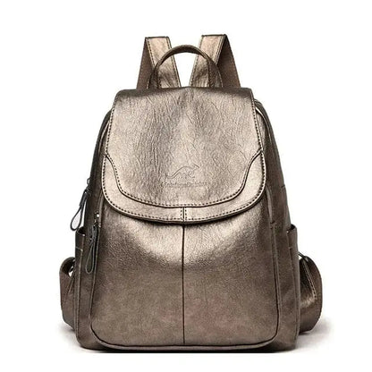 Maya| Anti-Diebstahl Rucksack aus Leder Zendoo.de