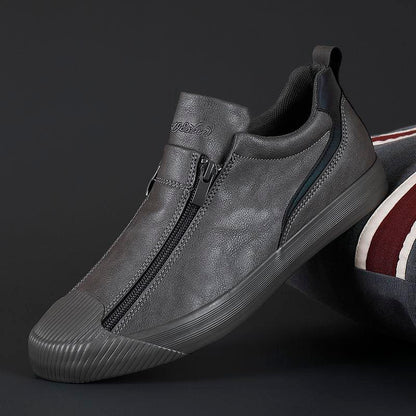 Herren Lederschuhe Elegante Schwarz Poliert