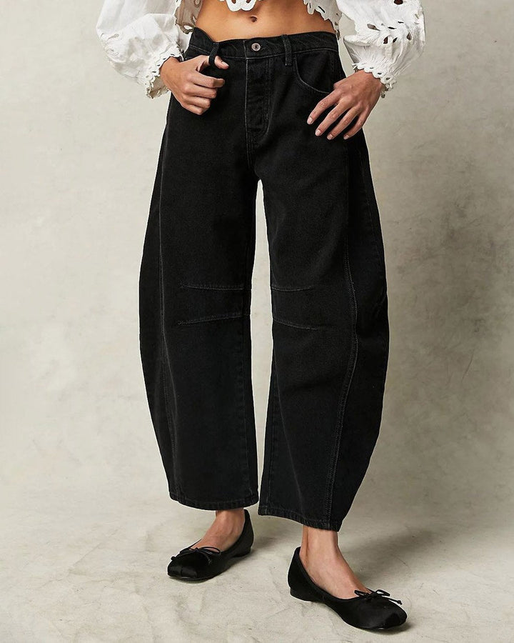 Damenschuhe nicht enthalten, aber Jeans: Gerade Damen Jeans Slim Fit