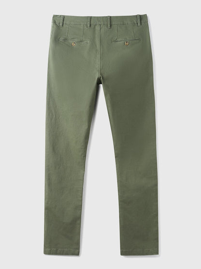 Herren Chino Hose Dehnbar Baumwolle Bequem