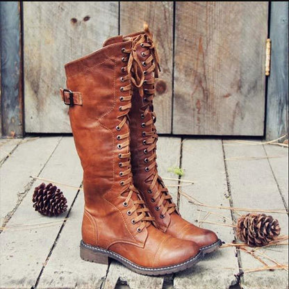 Damenschuhe Knöchelstiefel Leder Schnürstiefel Orthopädisch
