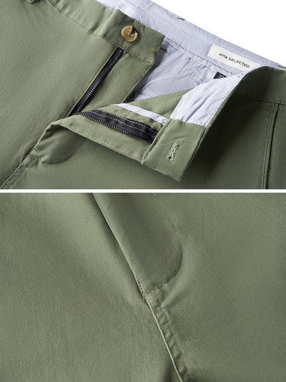 Herren Chino Hose Dehnbar Baumwolle Bequem