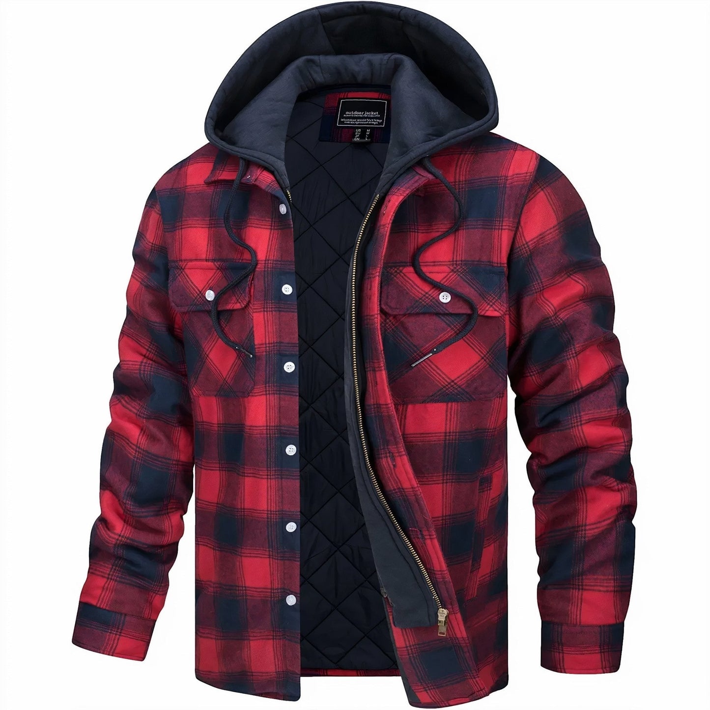 Mäntel für Herren - McKenzie Winterjacke im Karomuster