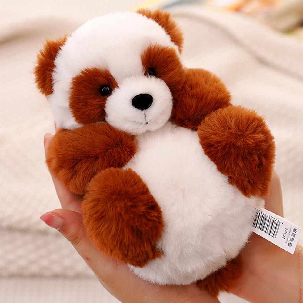 Niedlicher Panda Plüsch Teddy im Korb Süß